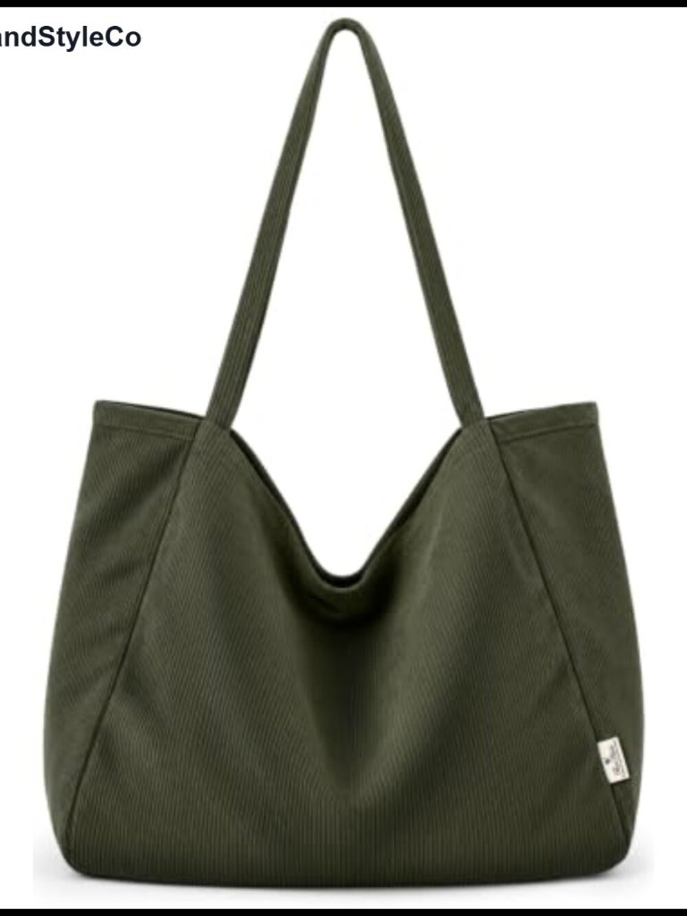 Corduroy Hobo Bag Large Slouchy Shoulder Tote Womens Bohemian Travel Work